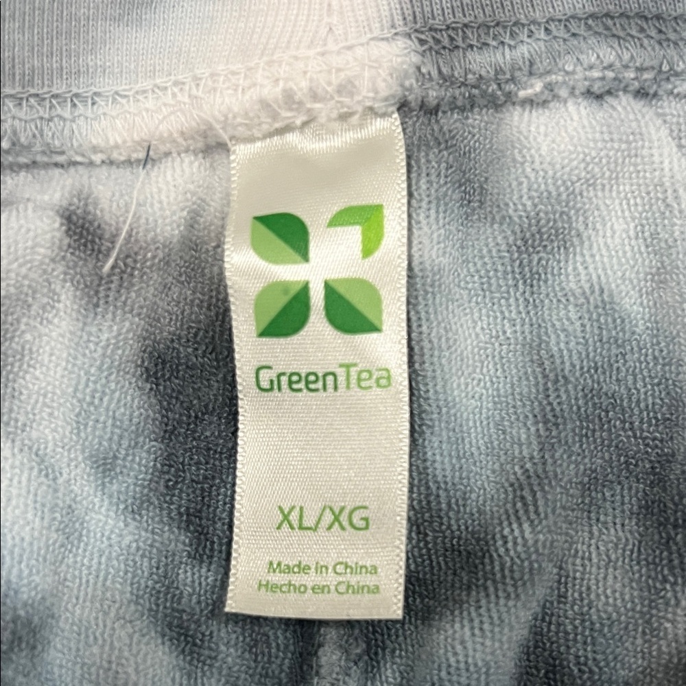 GreenTea Women's Gray and White Tie-Dye Joggers - Picture 2 of 10